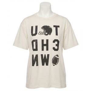 NEW Z SUPPLY touchdown boyfriend tee in beige